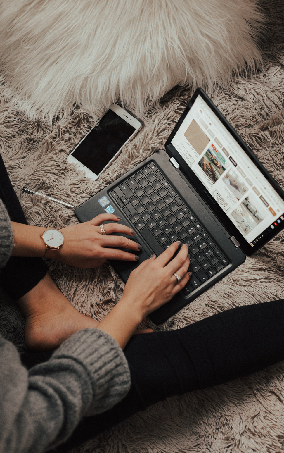 Blogger Working at Home